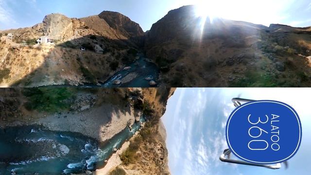 360° video. Начало реки Ак-Буура. - Beginning of the Ak-Buura River. смотреть онлайн