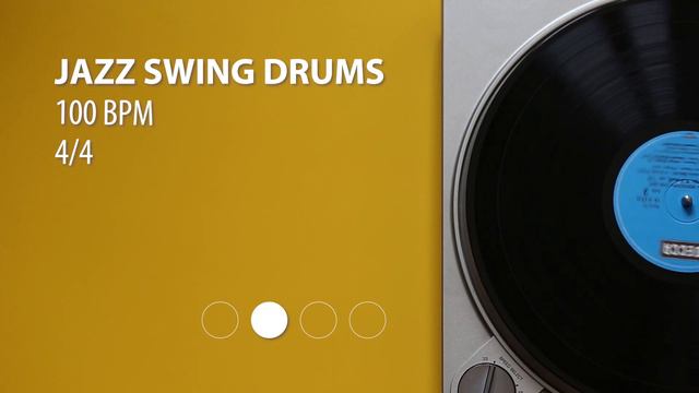 Jazz Swing backing track | Drum Metronome | 100 BPM смотреть онлайн