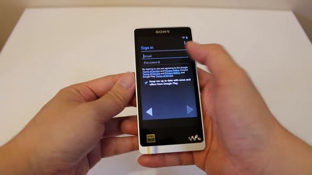Sony Walkman NWZ-ZX1 Hi-Res Audio Player Initial Setup смотреть онлайн