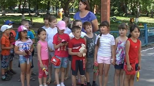 Открытие пришкольного лагеря смотреть онлайн