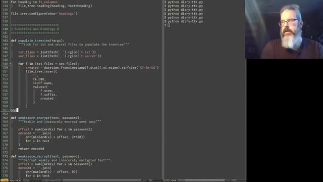 Tkinter Basics 8: Ttk part 2 - The Treeview Widget смотреть онлайн
