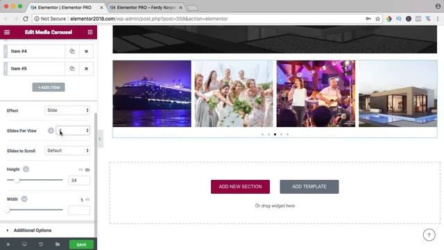 Media Carousel Element Tutorial | Elementor Pro смотреть онлайн