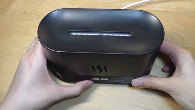 REVIEW: Flame Humidifier Aroma Essential Oil Diffuser - Flame Effect LED Light?! смотреть онлайн