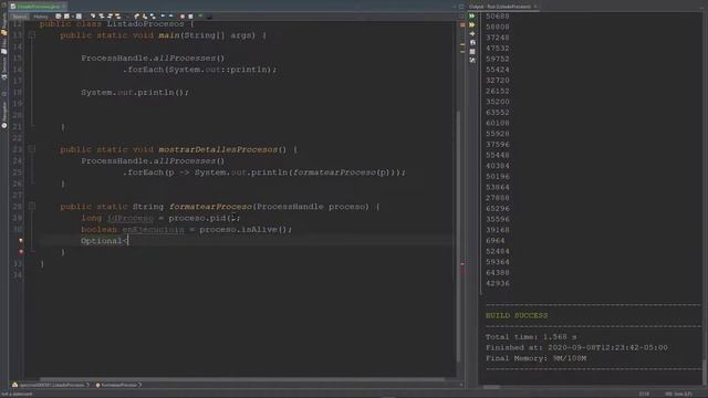 Java Ejercicio: 361 Obtener y Mostrar la Información de los Procesos del Sistema Operativo смотреть онлайн
