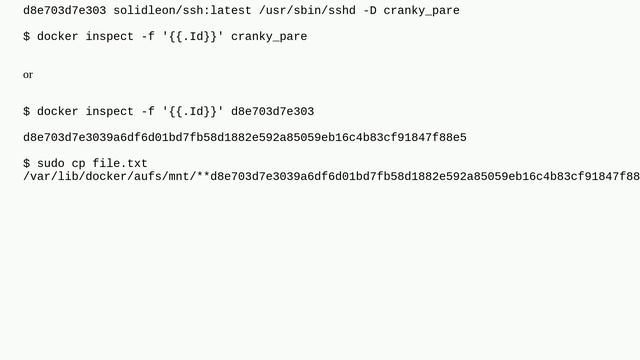 How to copy files from host to Docker container? смотреть онлайн