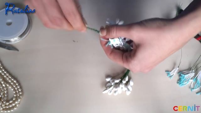 Свадебное колье из полимерной глины * мастер-класс* Polymer Clay Tutorial