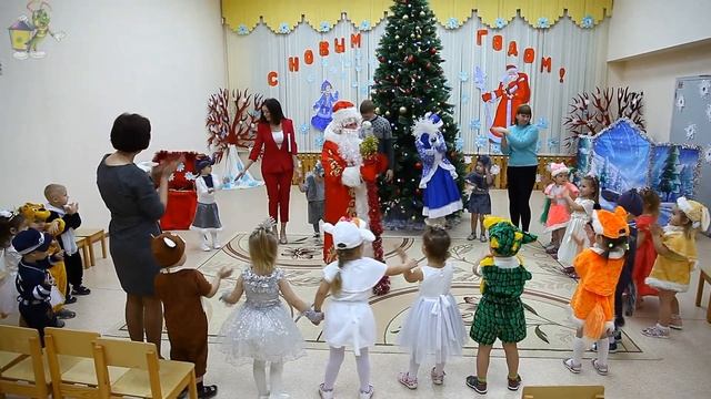Новогодний утренник 2020-21 2 младшая группа Б смотреть онлайн