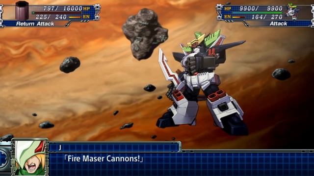 Super Robot Wars T - King J-Der Attacks смотреть онлайн