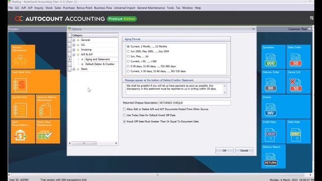 AutoCount - How do you change the customer credit limit смотреть онлайн