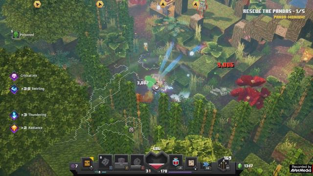 Minecraft Dungeons: Jungle Awakens DLC - Panda Plateau Gameplay │ Xbox One X │ смотреть онлайн