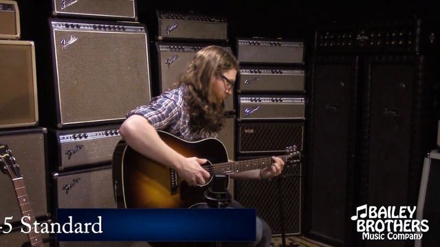 Gibson J-45 vs J-45 New Vintage. Is There A Difference? смотреть онлайн