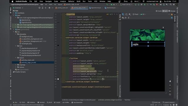 TUTORIAL MEMBUAT LOGIN DAN REGISTER ANDROID STUDIO MENGGUNAKAN (CONSTRAIN LAYOUT) смотреть онлайн