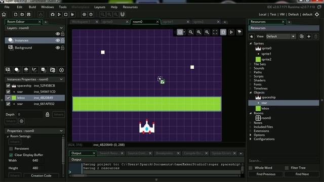 Game maker studio 2 : drag and drop tutorial - spaceship (DnD) - no coding смотреть онлайн