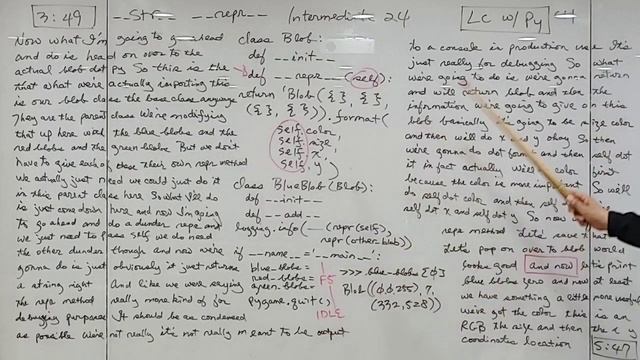 Intermediate Python P. 24 __str__ and __repr__ смотреть онлайн