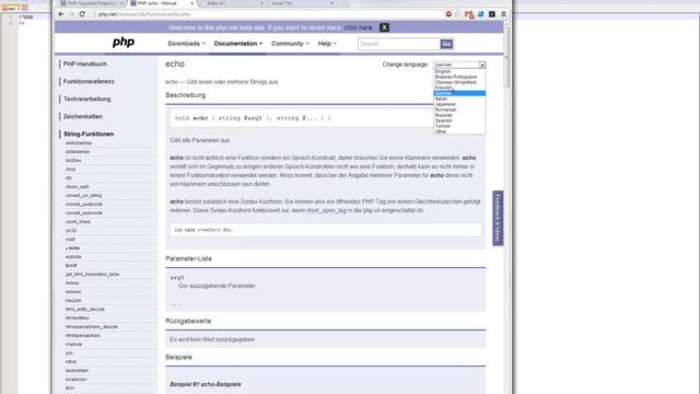 #2 PHP lernen - echo 'Unsere erste PHP-Seite' смотреть онлайн