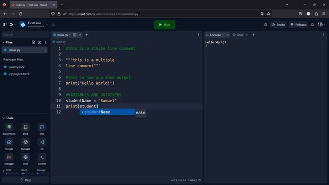 Introduction To Python (IDE, Variable, Data Types) смотреть онлайн