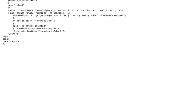 Wordpress: How to create a multiple choice radio group for a single theme option? смотреть онлайн