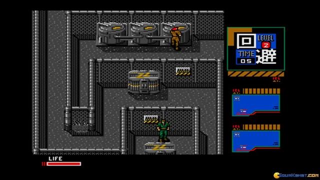 Metal Gear 2 - Solid Snake gameplay (PC Game, 1990) смотреть онлайн