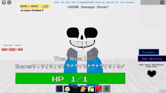Roblox undertale last reset the real sans glitch смотреть онлайн