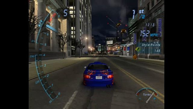 NFS Underground - Гонка 71 - Drag - Main Street Construction (без комментариев) смотреть онлайн