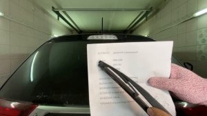 Как поменять задний дворник стеклоочиститель на Мицубиси Аутлендер 3. Коды запчастей для покупки.