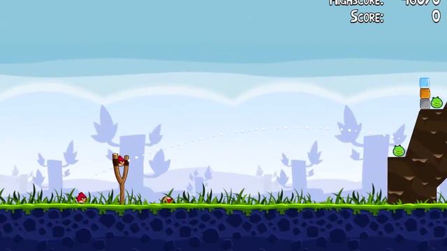 Angry Birds - Mac Game Golden egg 6 walkthrough level 1-8 the chest ★★★★★ смотреть онлайн