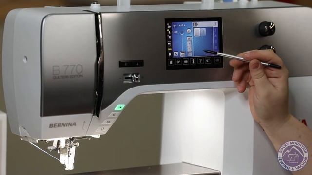 Bernina 770 QE Plus sewing, quilting and embroidery machine смотреть онлайн