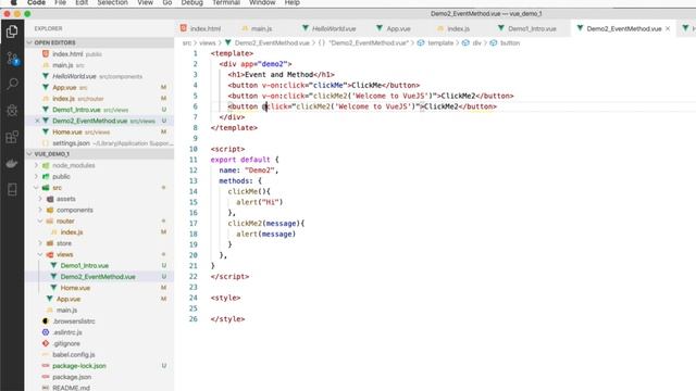 สอนเขียน VueJS #11 - Event and Method смотреть онлайн