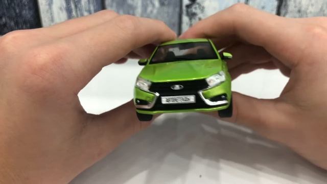 Lada Vesta Автолегенды Новая эпоха на дорогах России №1, Deagostini 1/43. смотреть онлайн