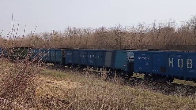 2ТЭ10У-382+2ТЭ10М-893 прибывают в Моршанск
