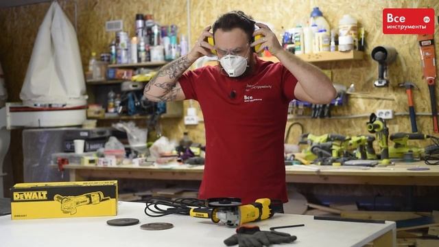 Обзор угловой шлифмашины DEWALT DWE4257 смотреть онлайн