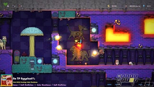 [Spelunky 2] No Teleporter Eggplant% in 06:56.116 смотреть онлайн