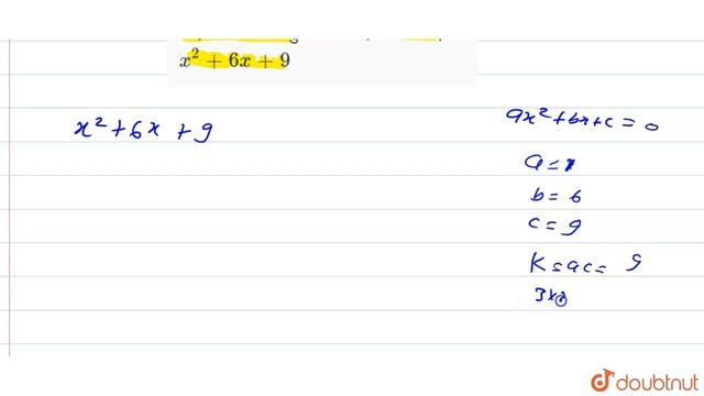 निम्न व्यंजकों  के गुणनखण्ड ज्ञात कीजिए -   `x^(2)+6x+9`