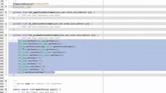 Apk Dekstop Input Data Mahasiswa Sederhana - Java Swing (NetBeans) смотреть онлайн