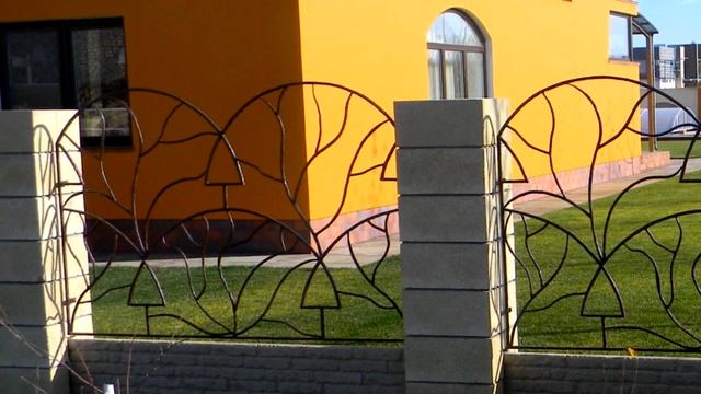 Заборные столбы из шлакоблока, решетки для забора смотреть онлайн