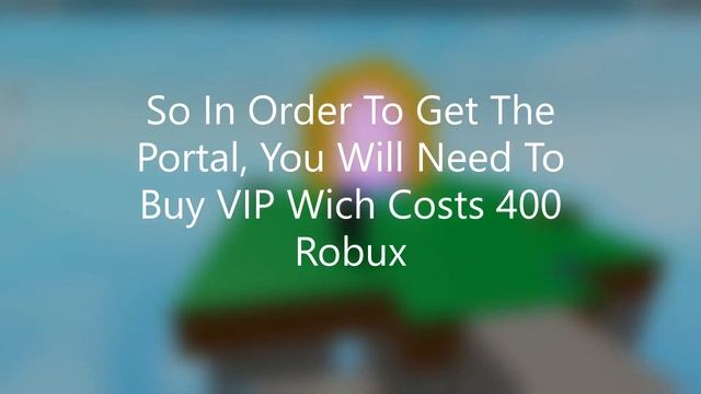 HOW To Get The GOLDEN PORTAL | Roblox Sky Block смотреть онлайн