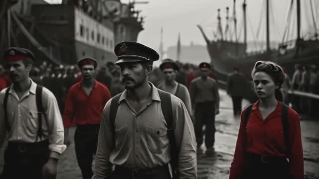 Нейроклип -Маяковский стихотворение "Левый марш" (Ai Rock) (Udio Ai) (Нейроклип) смотреть онлайн