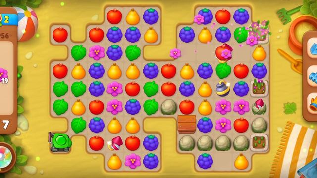 Уровень 2956, игра Gardenscapes