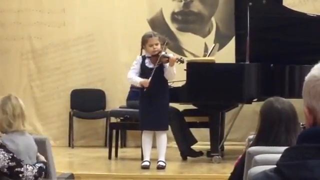 Таисия Паршакова Скрипка отчетное выступление 1 клас музыкальная школа имени Пастернака Москва смотреть онлайн
