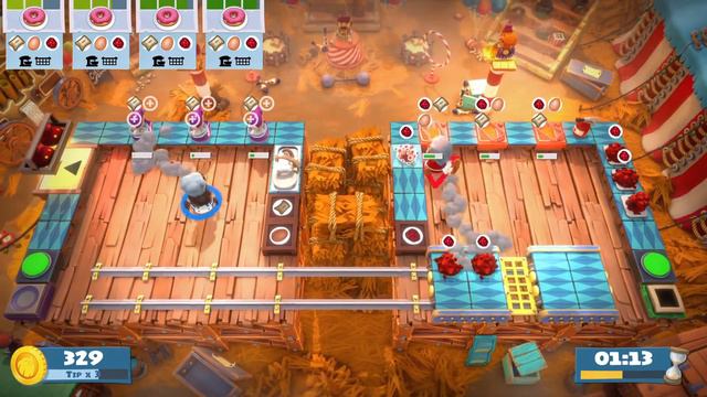 Overcooked! All You Can Eat Carnival Of Chaos 2-1 4 Stars