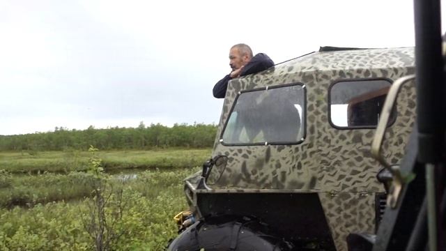 Вездеход Тунгус и Шрек на рыбалку по тундре смотреть онлайн