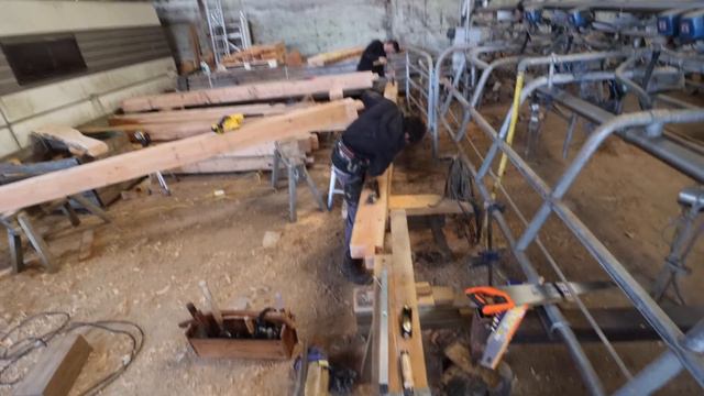 Timber Framed Barn Part 9 Wall Frames Complete смотреть онлайн