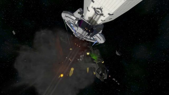 UNSC Frigate VS COVENANT Assault Carrier | SPACE ENGINEERS смотреть онлайн