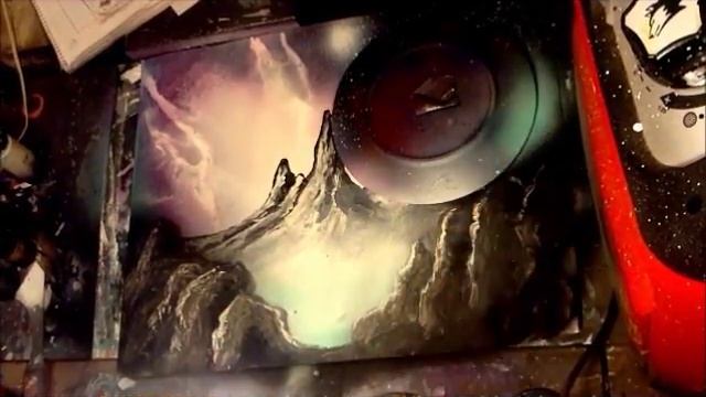 Spray Paint Art Airbrush Video Lessons, Pyramids,galaxies,waves,sunset,planets, Paint On Cars