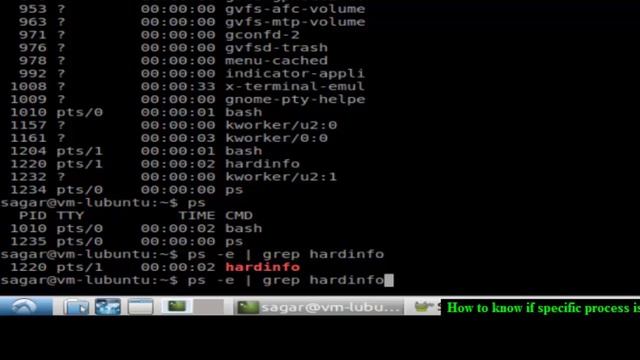 How to know if specific process is running in Unix смотреть онлайн