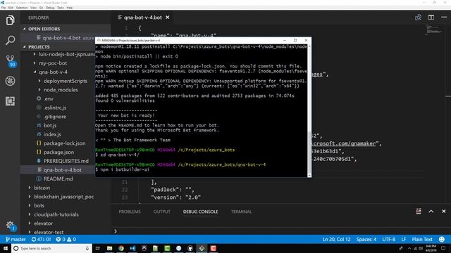 QnA Maker Bot | Microsoft Bot Framework tutorial смотреть онлайн