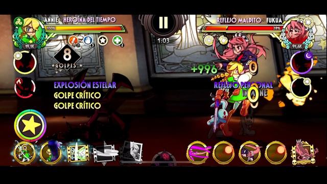 Reinos Paralelos | Dificultad SIN PIEDAD Primer intento | Skullgirls mobile con Drexo смотреть онлайн