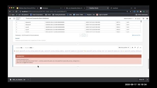 Open Source BI Tools and Cassandra смотреть онлайн