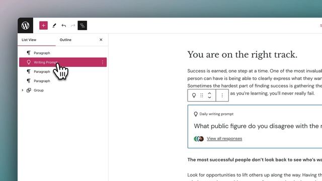 Drag and drop a block on WordPress.com смотреть онлайн