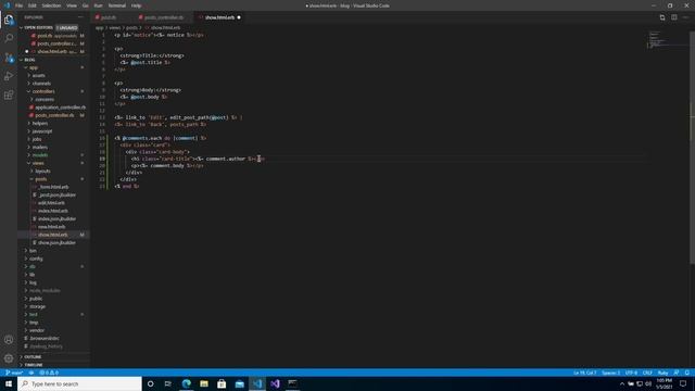 Blog w Ruby on Rails kurs krok po kroku смотреть онлайн